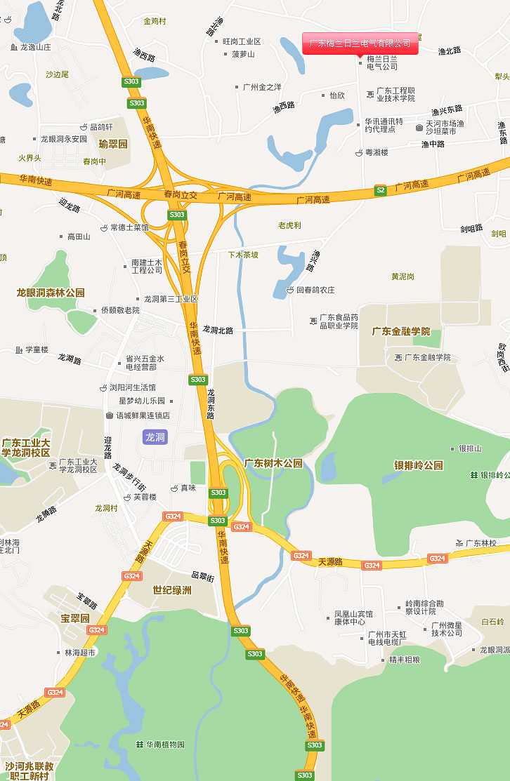 广东梅兰日兰电气有限公司位置地图